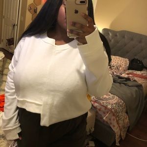 Boohoo Plus Carly Step Hem Sweater